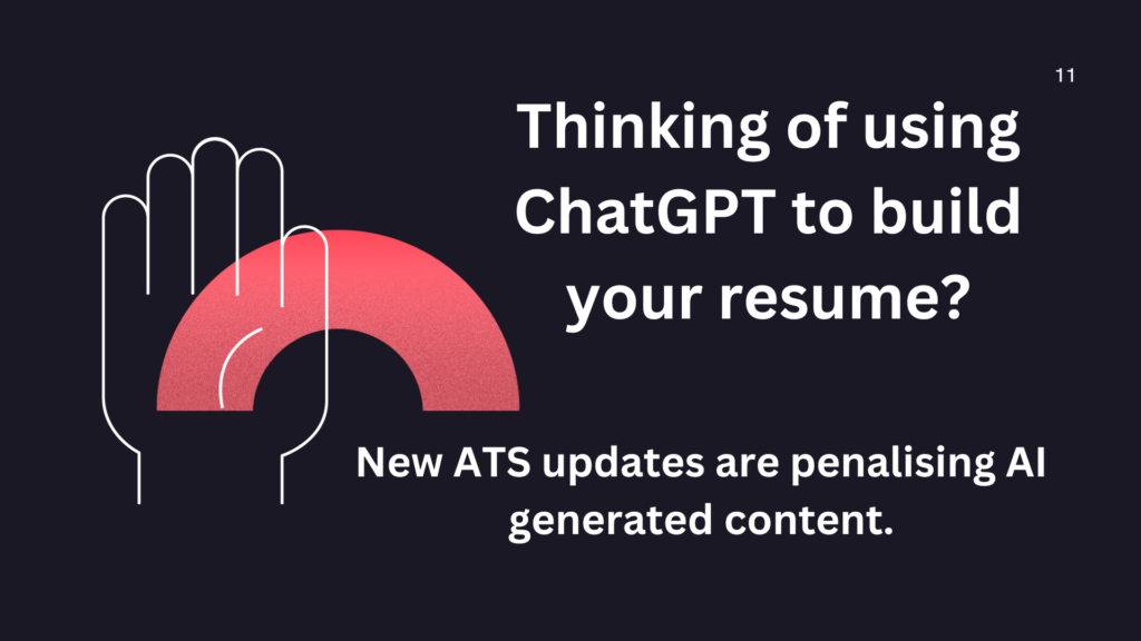 Thinking of using ChatGPT to build your resume?