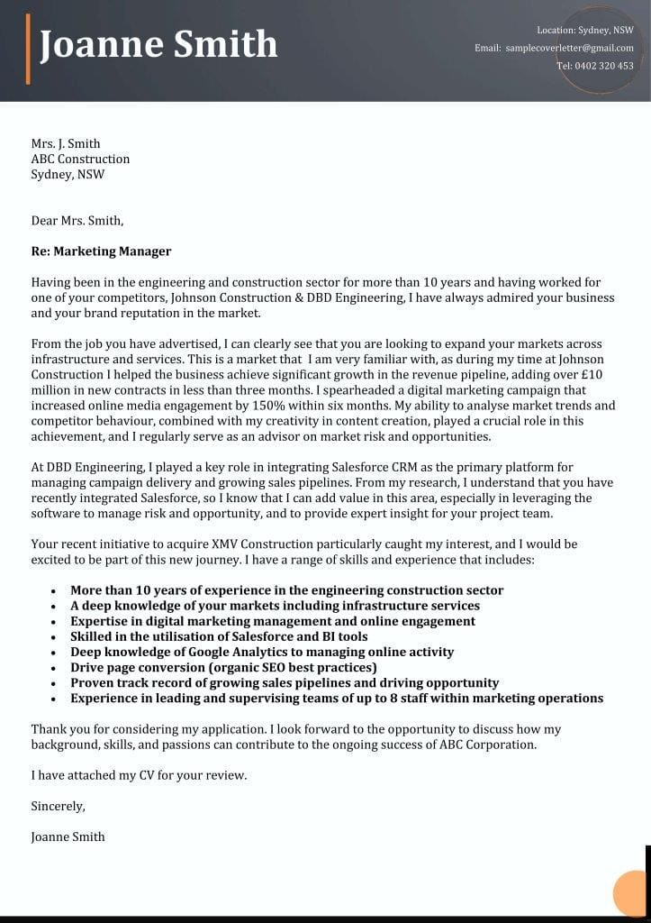 Job Cover Letter Writing Services