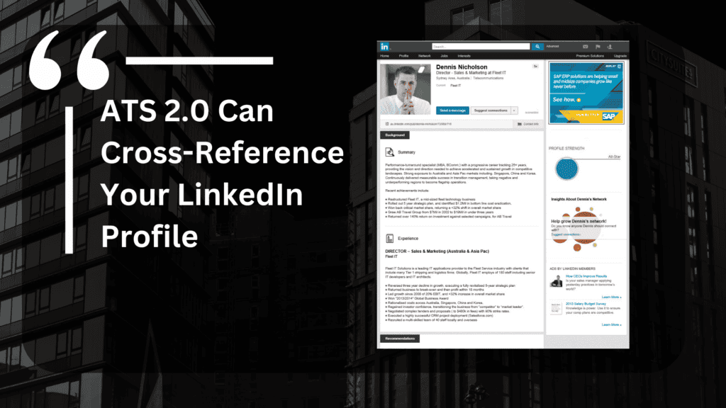 LinkedIn ATS system