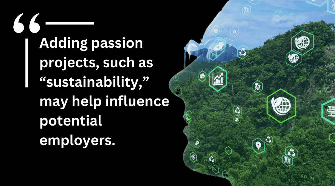 sustainability resumes