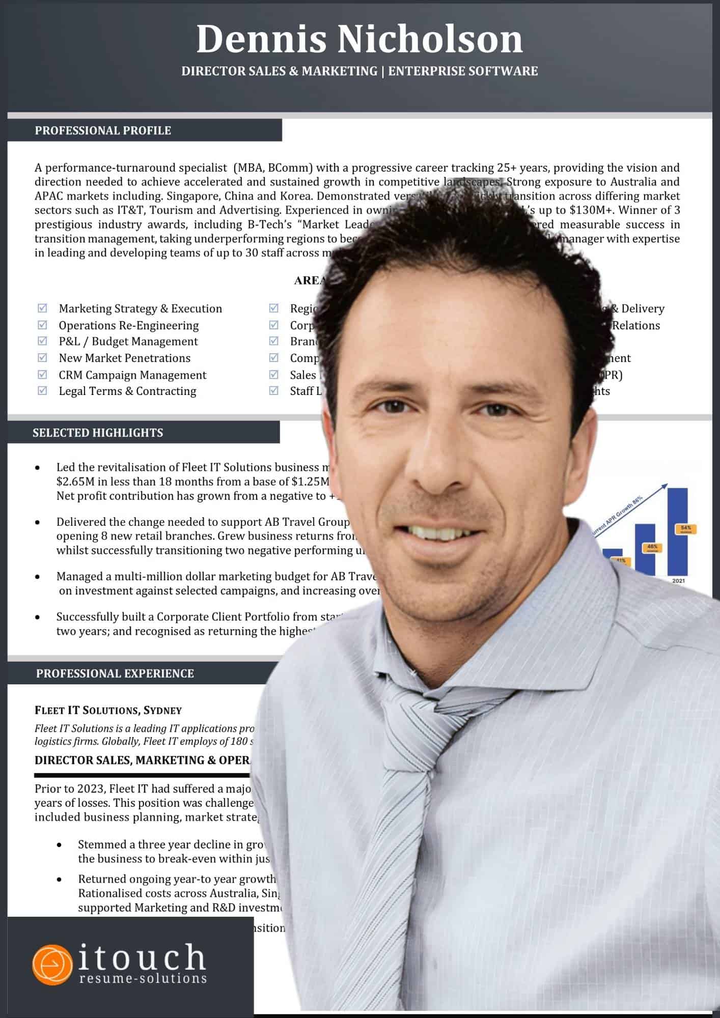 executive resume writing by Roland Coombes