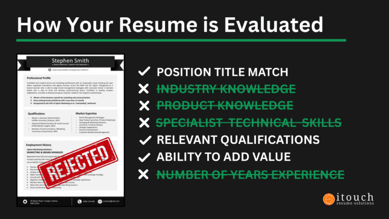 how your resume is evaluated